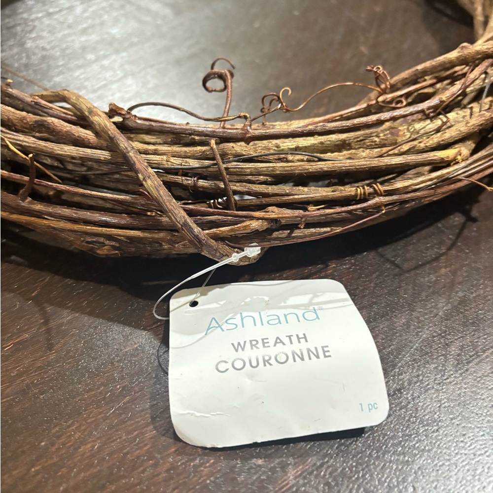 14" Grapevine Wreath by Ashland Rustic Brown